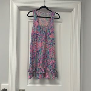 Racerback Lilly Pulitzer Shift with Ruffle